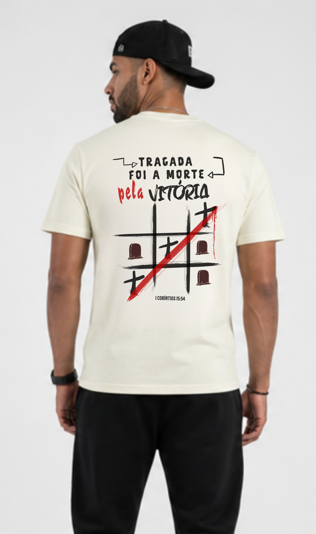 Camiseta Tragada Foi A Morte - Patmos Co.