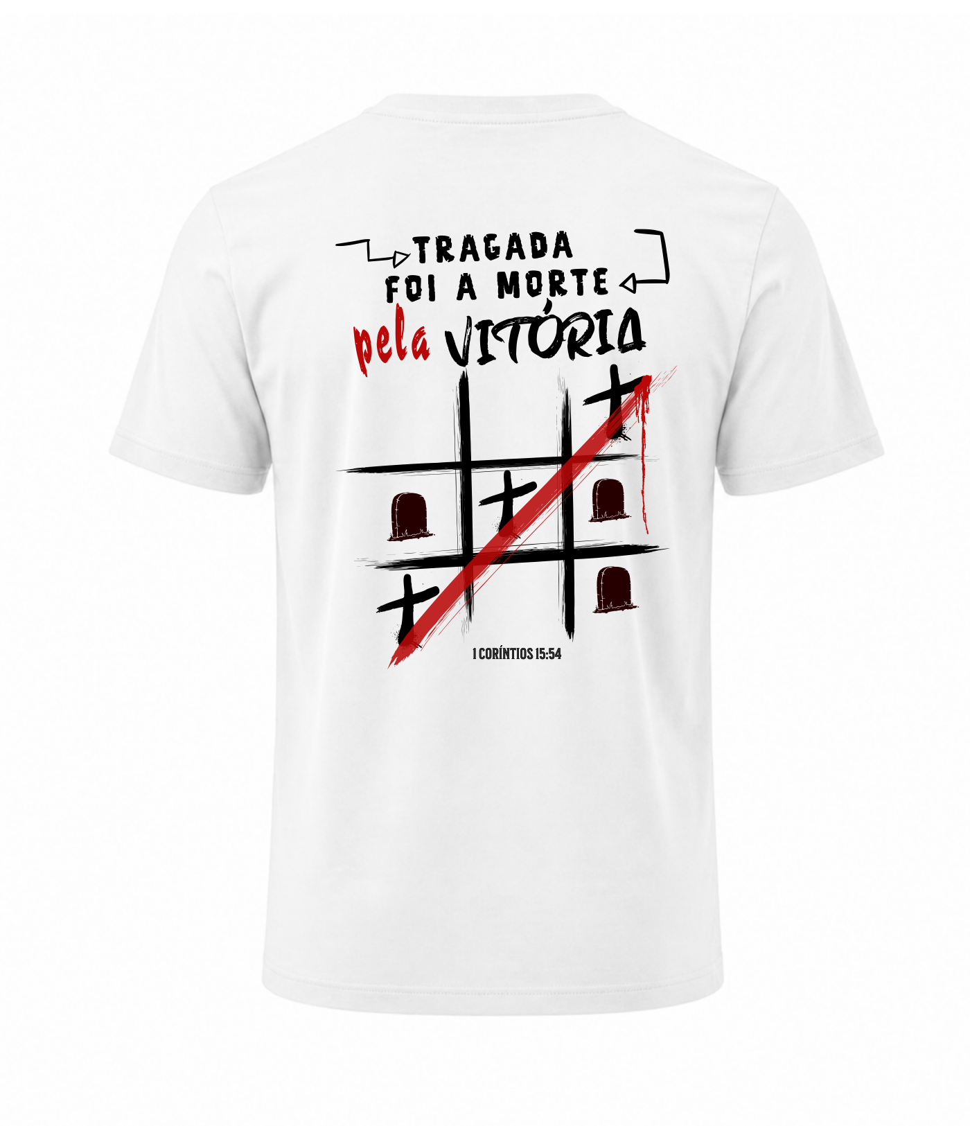 Camiseta Tragada Foi A Morte - Patmos Co.