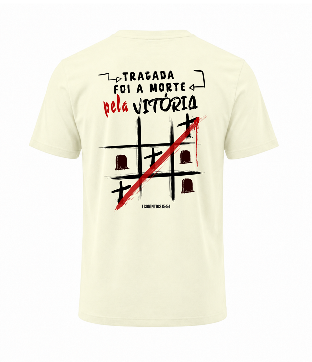 Camiseta Tragada Foi A Morte - Patmos Co.