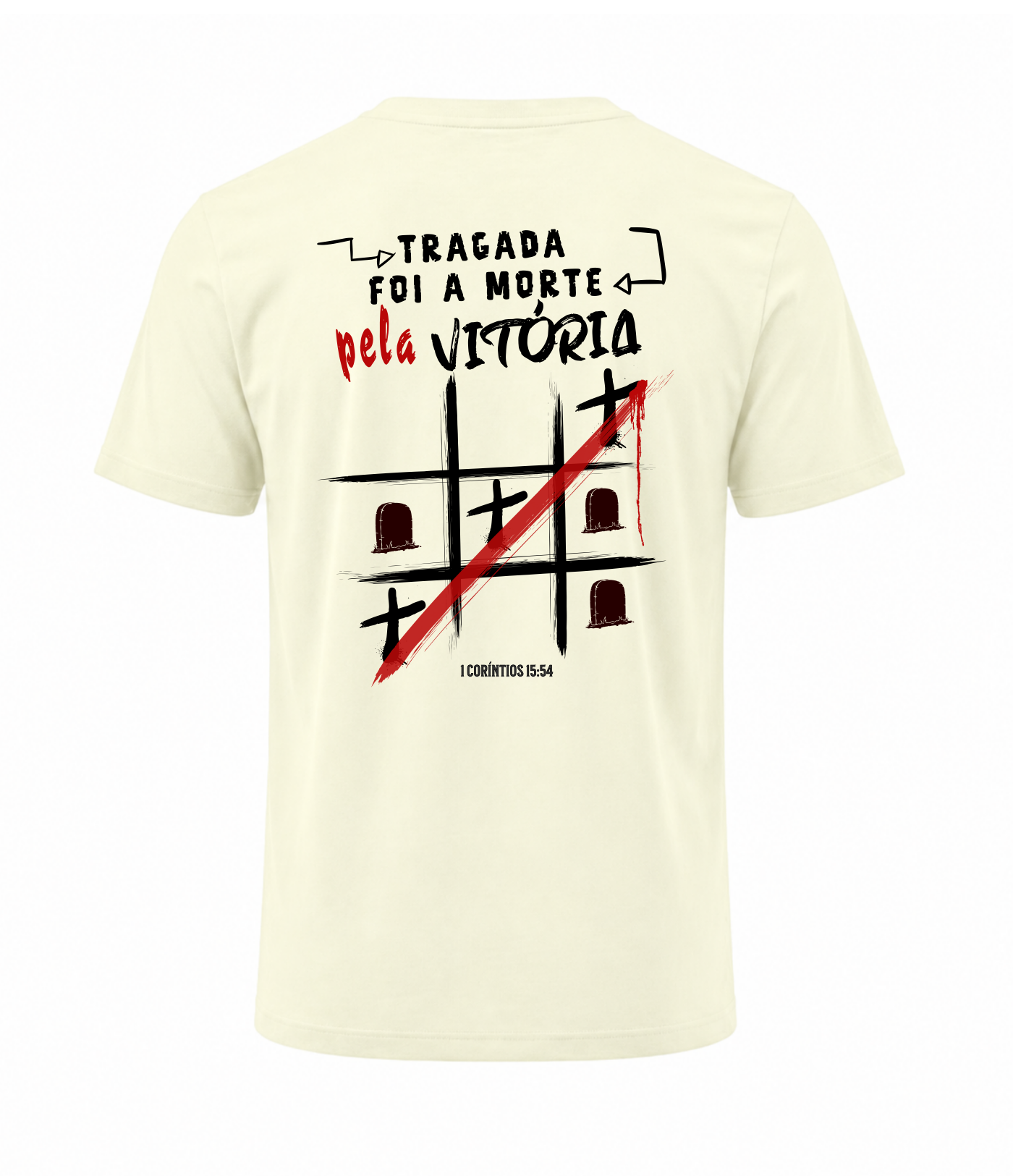 Camiseta Tragada Foi A Morte - Patmos Co.