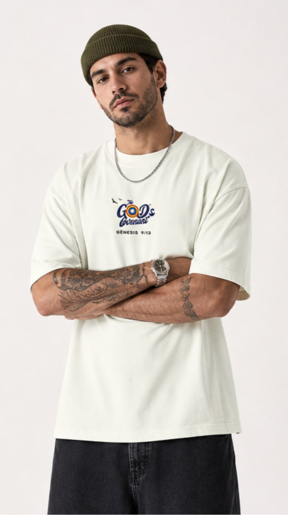Camiseta Oversized Pesada God's Covenant Patmos Co.