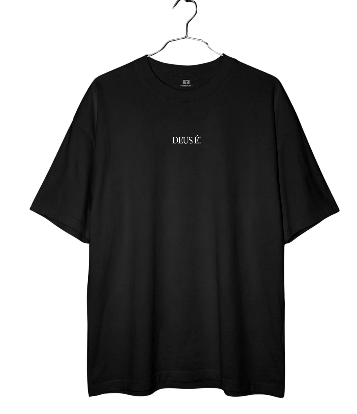 Camiseta Oversized Pesada Eu Sou o Que Sou Patmos Co.