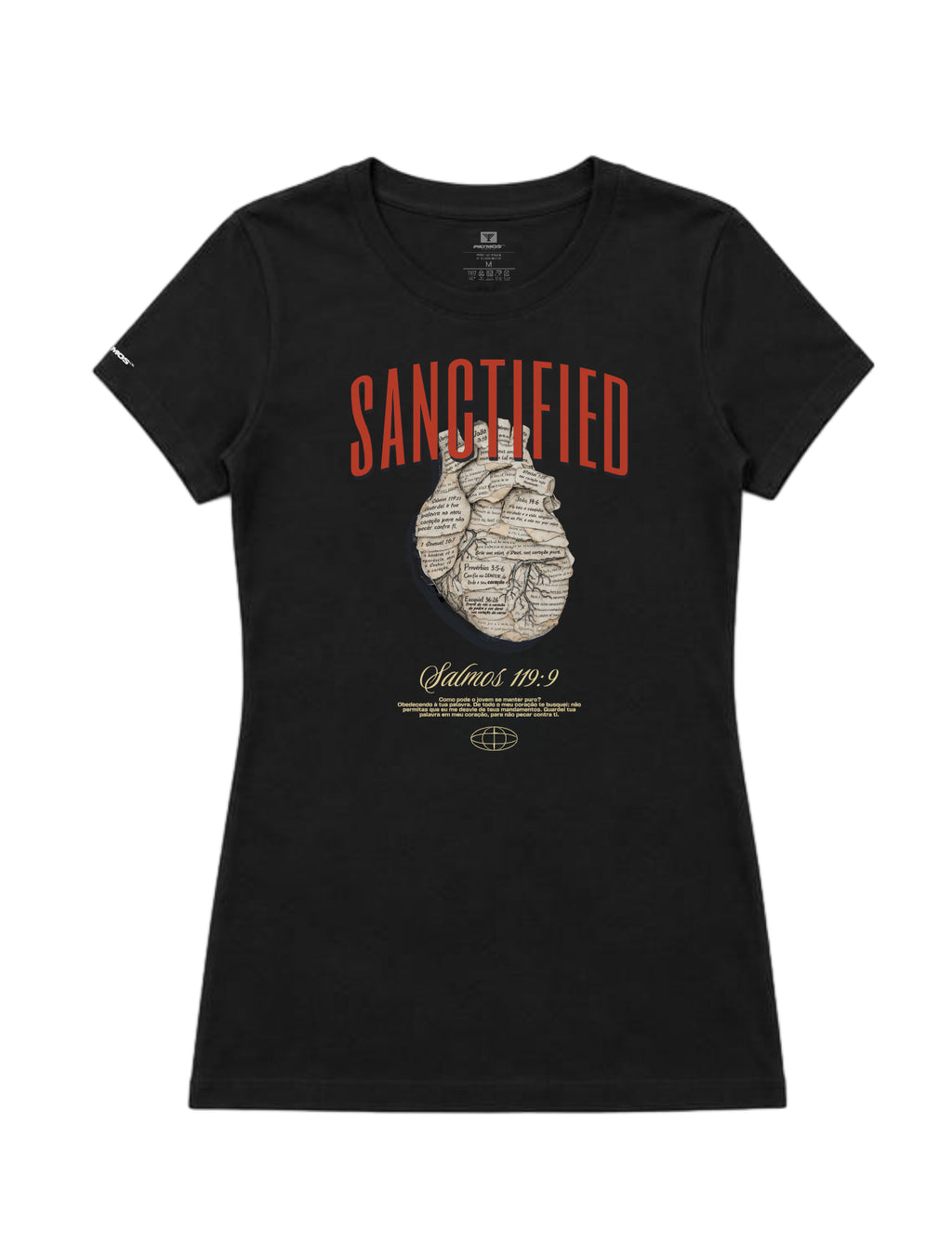 Camiseta Feminina Patmos Co. Sanctified - 100% Algodão Premium