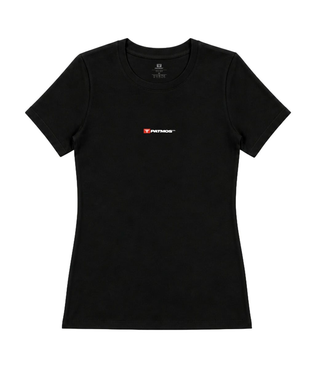 Camiseta Feminina Patmos Co. Logo Pequena