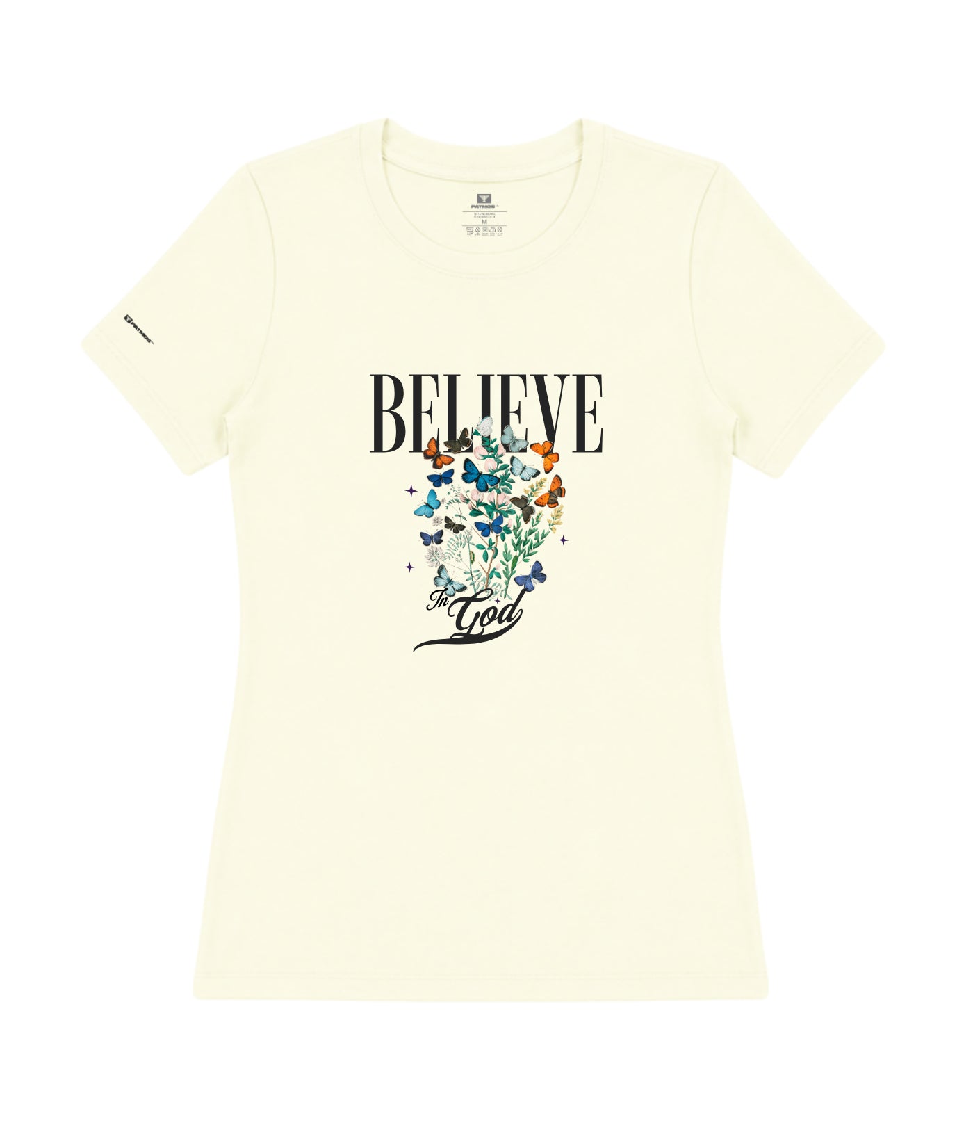 Camiseta Feminina Believe in God Patmos Co.