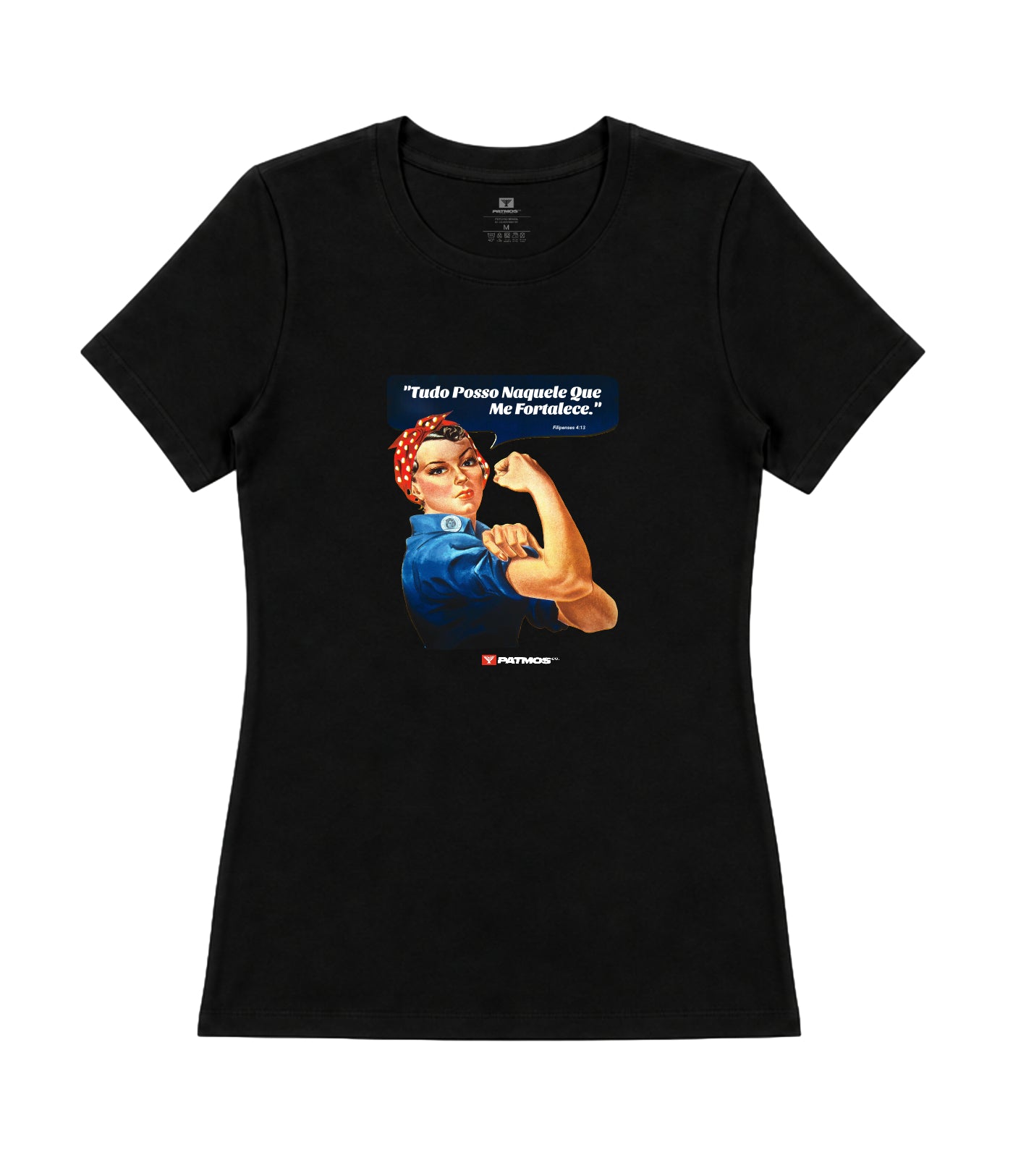 Camiseta Feminina Rosie Riveter Patmos Co.
