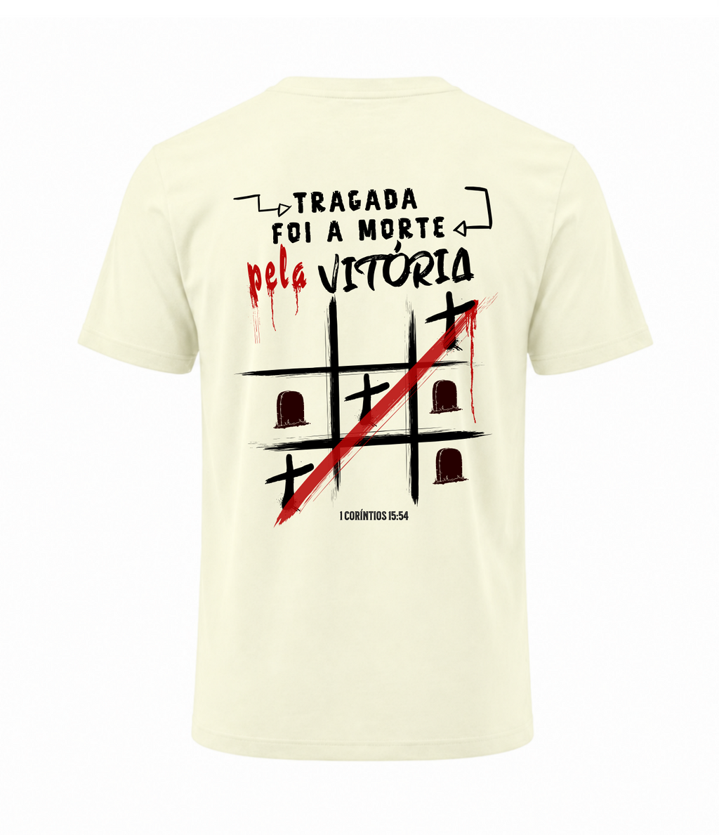 Camiseta Tragada Foi A Morte - Patmos Co.