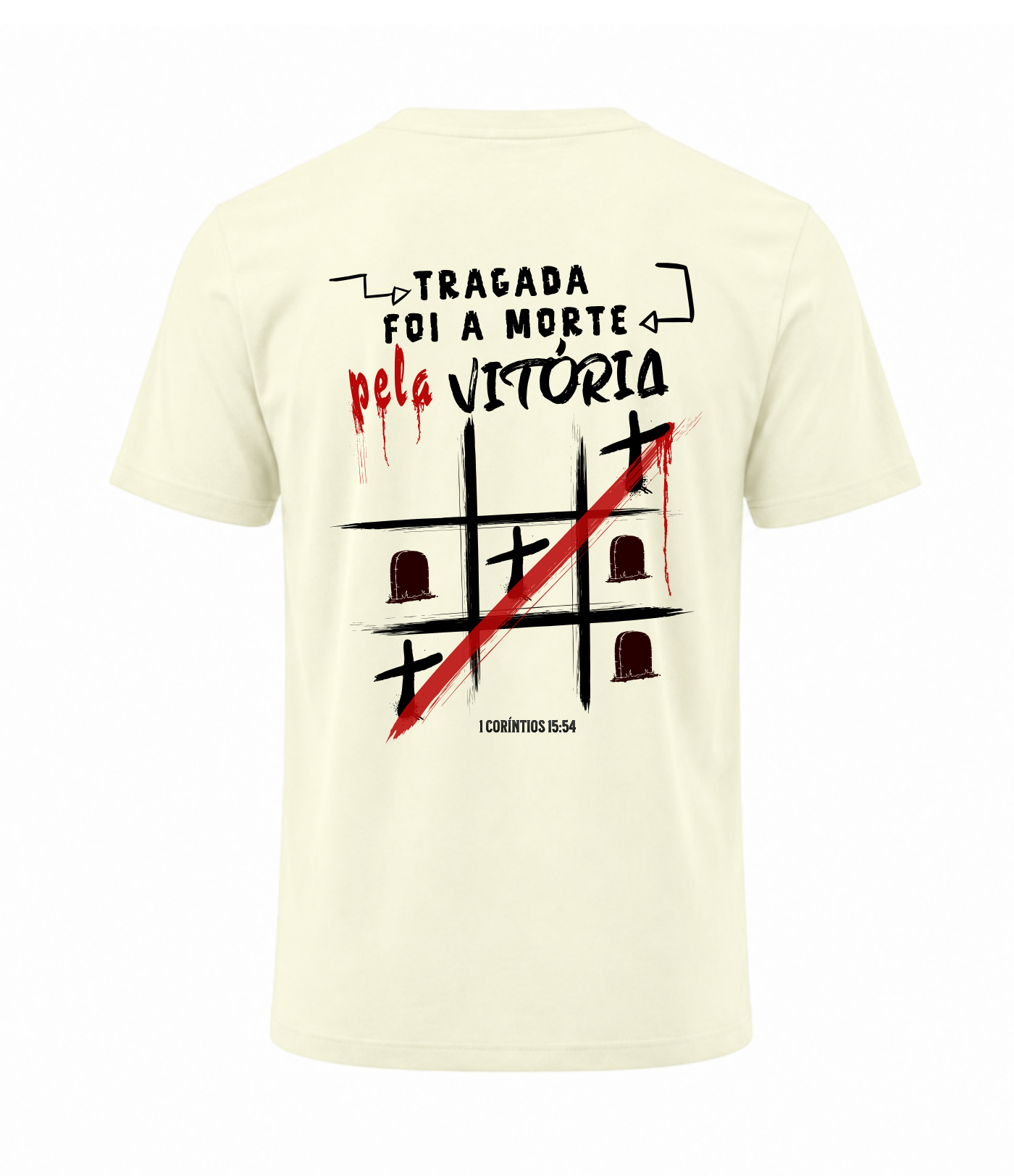 Camiseta Tragada Foi A Morte - Patmos Co.