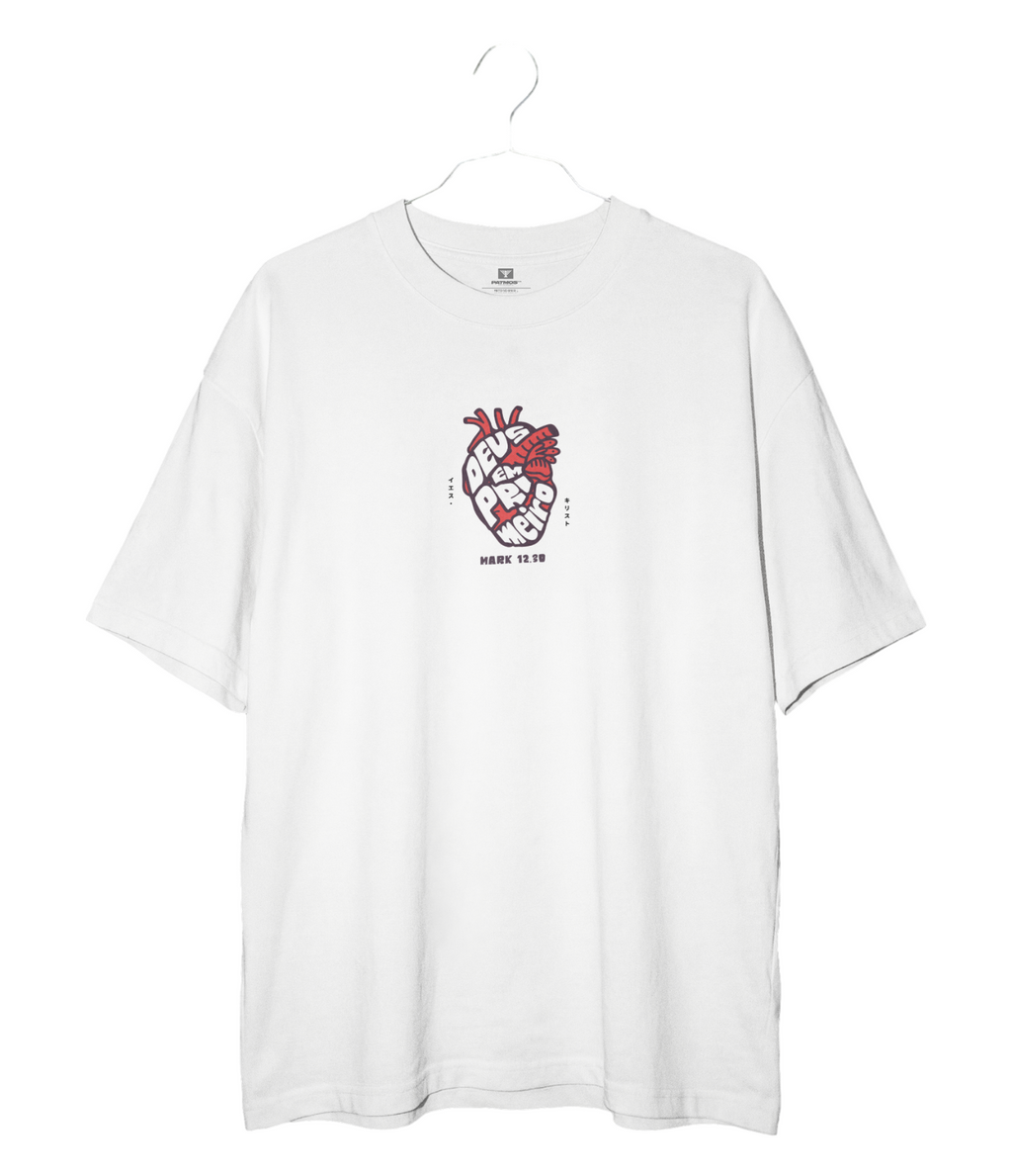 Camiseta Oversized Pesada God First Patmos Co.