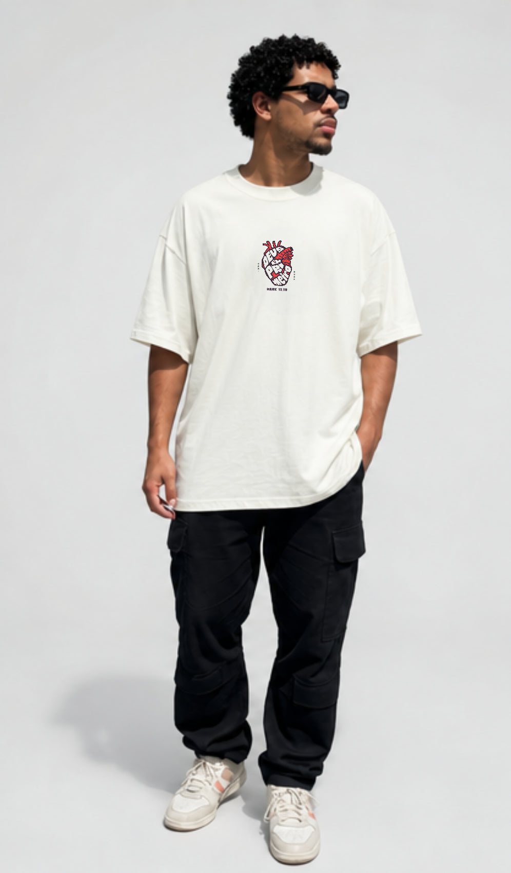 Camiseta Oversized Pesada God First Patmos Co.
