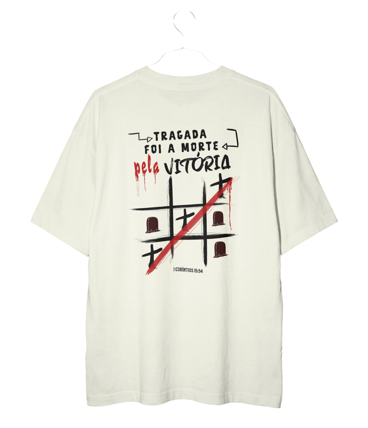 Camiseta Oversized Pesada Tragada Foi a Morte Patmos Co.