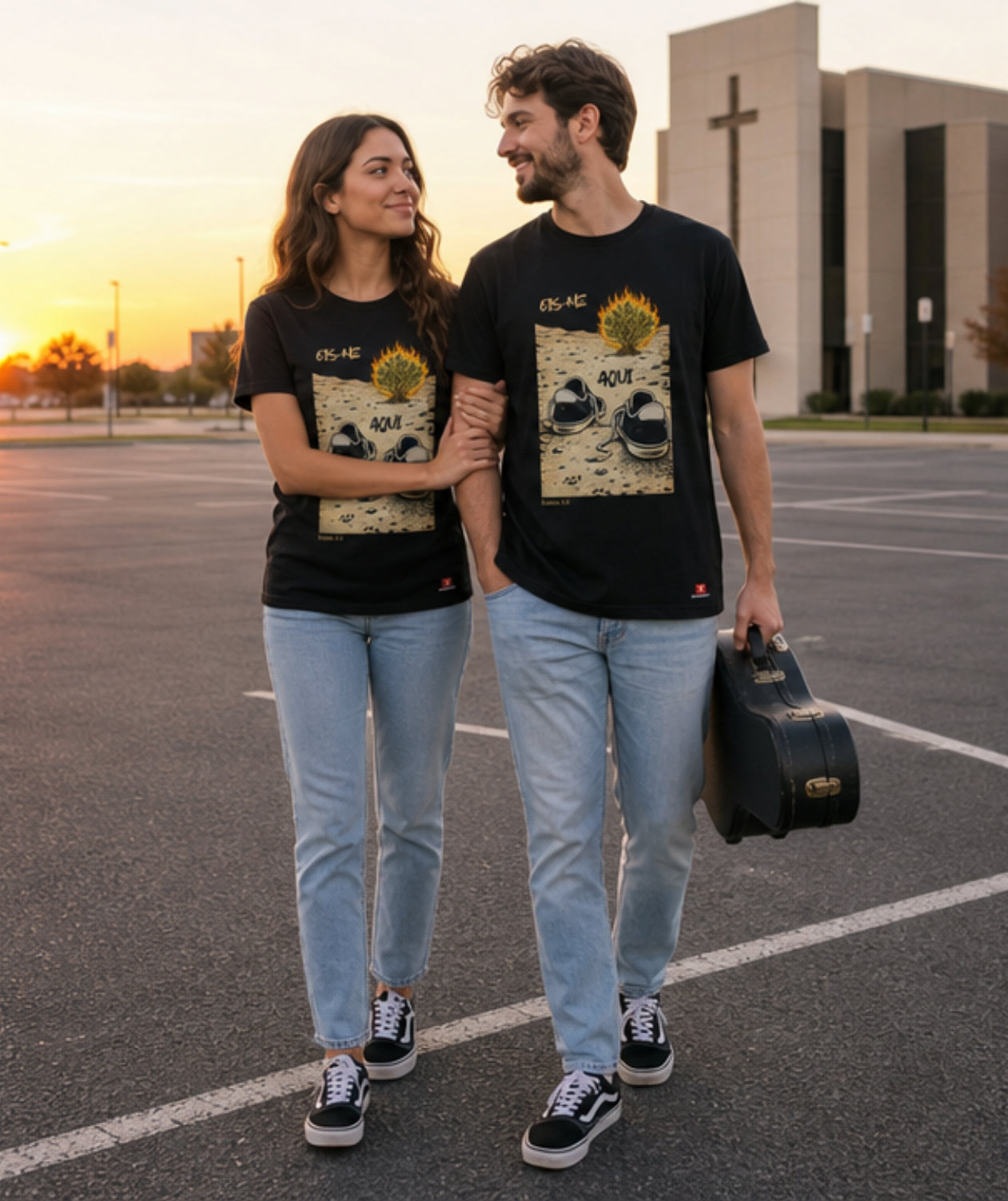 Camiseta Êxodo 3:4 Patmos Co. - 100% Algodão Premium