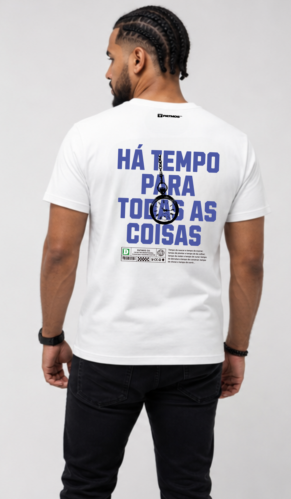 Camiseta Há Tempo Patmos Co.