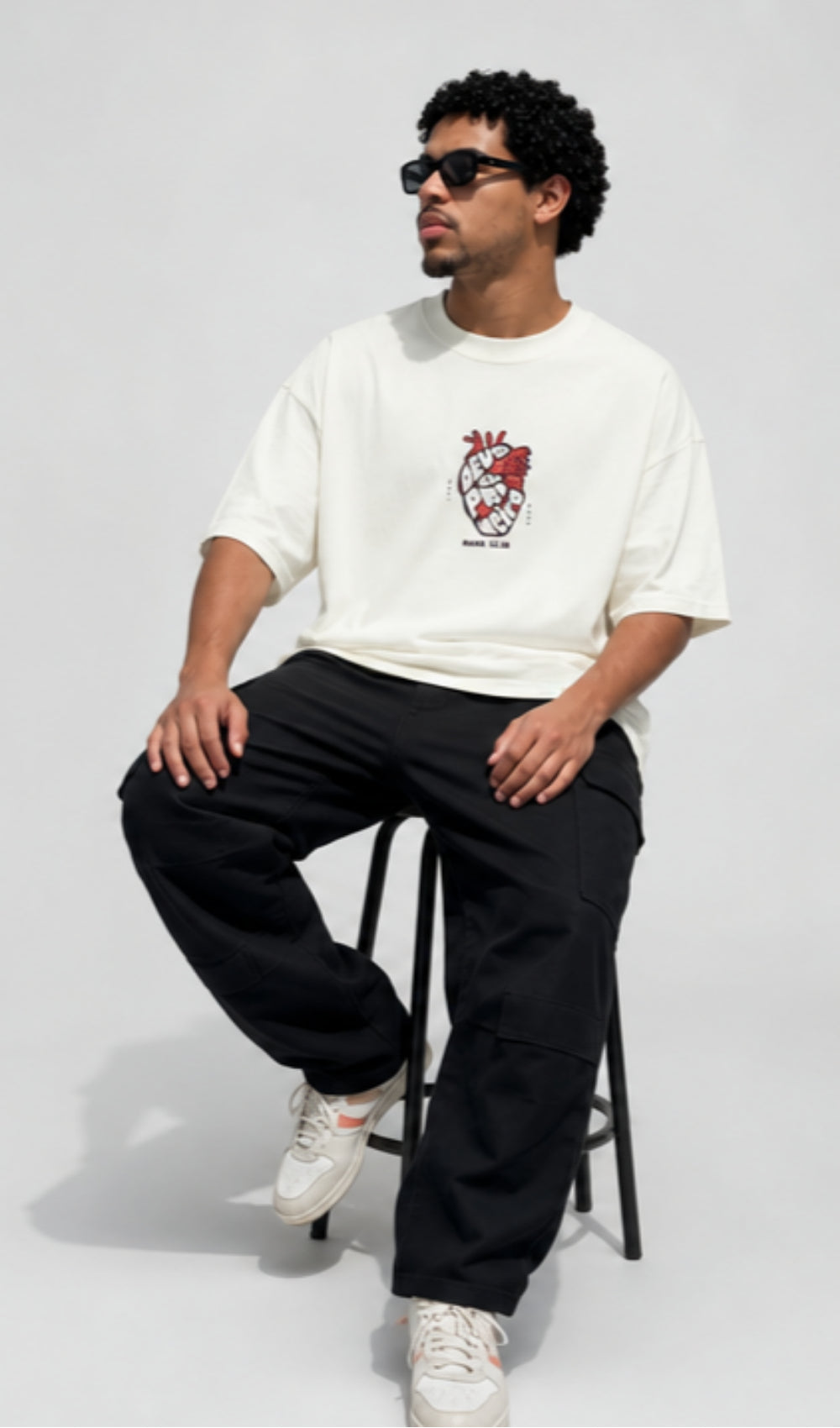 Camiseta Oversized Pesada God First Patmos Co.