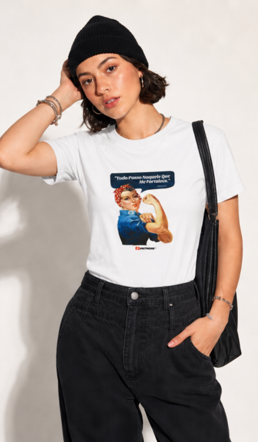 Camiseta Feminina Rosie Riveter Patmos Co.