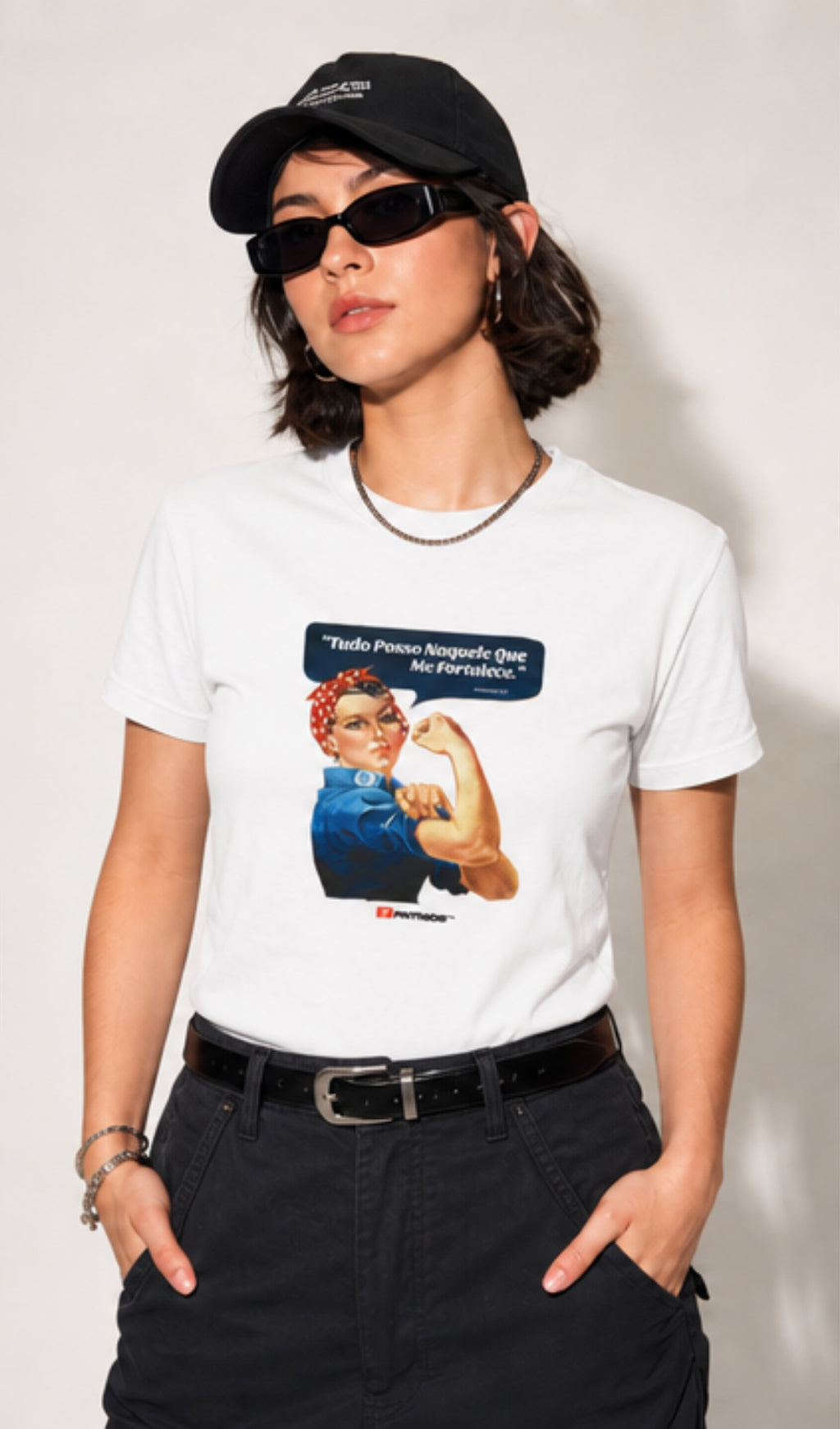Camiseta Feminina Rosie Riveter Patmos Co.