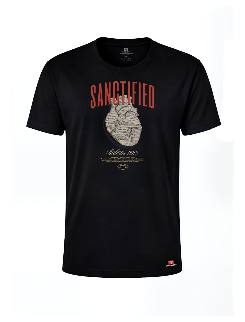 Camiseta Salmo 119 Patmos Co. - 100% Algodão Premium