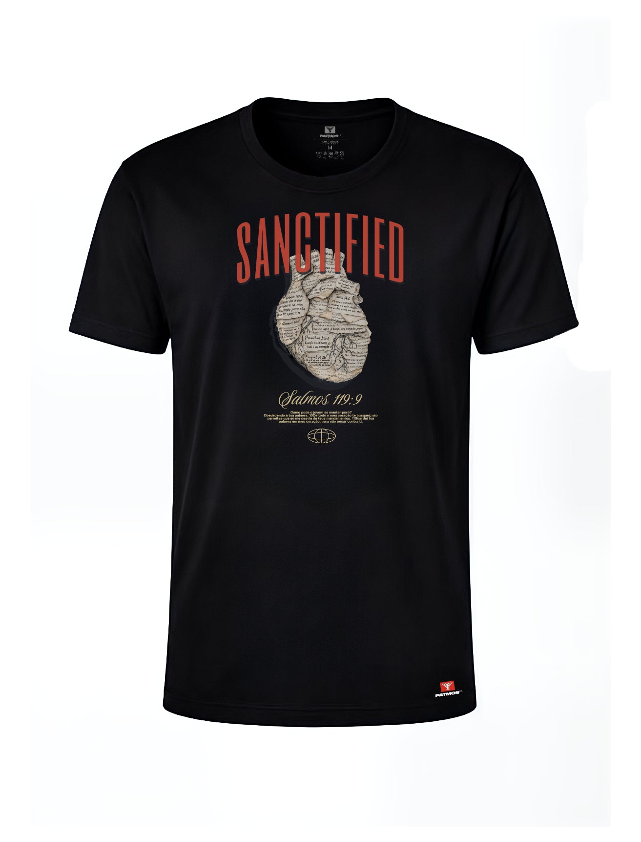 Camiseta Salmo 119 Patmos Co. - 100% Algodão Premium