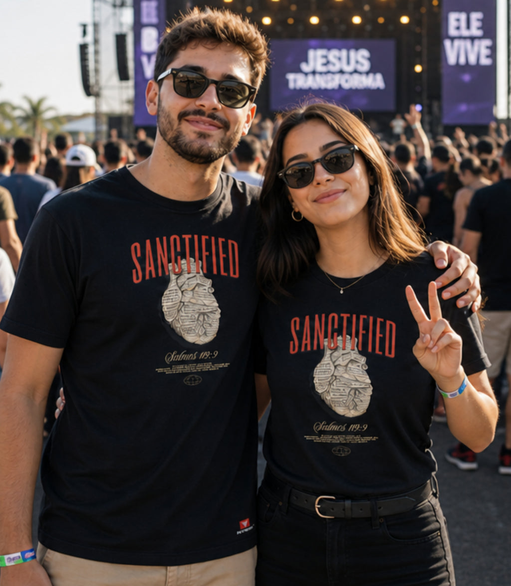 Camiseta Salmo 119 Patmos Co. - 100% Algodão Premium