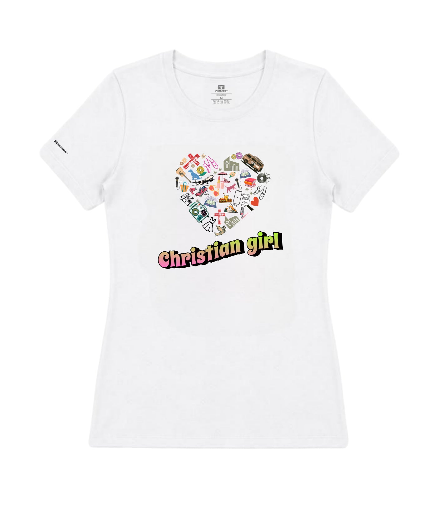 Camiseta Feminina Christian Girl Patmos Co.