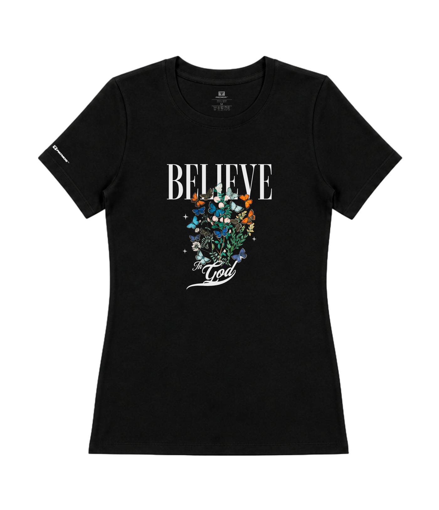 Camiseta Feminina Believe in God Patmos Co.
