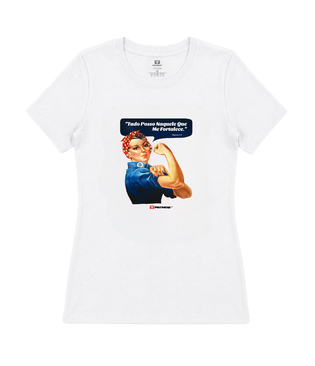 Camiseta Feminina Rosie Riveter Patmos Co.