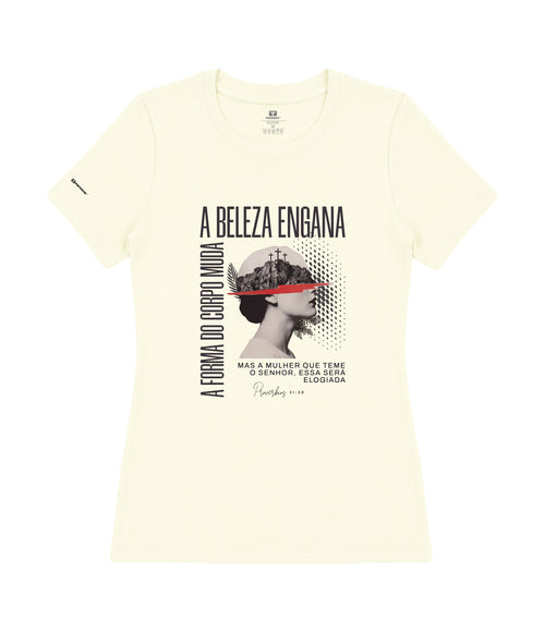 Camiseta Feminina A Beleza Engana Patmos Co. - 100% Algodão Premium