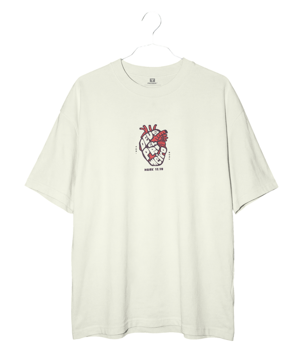 Camiseta Oversized Pesada God First Patmos Co.