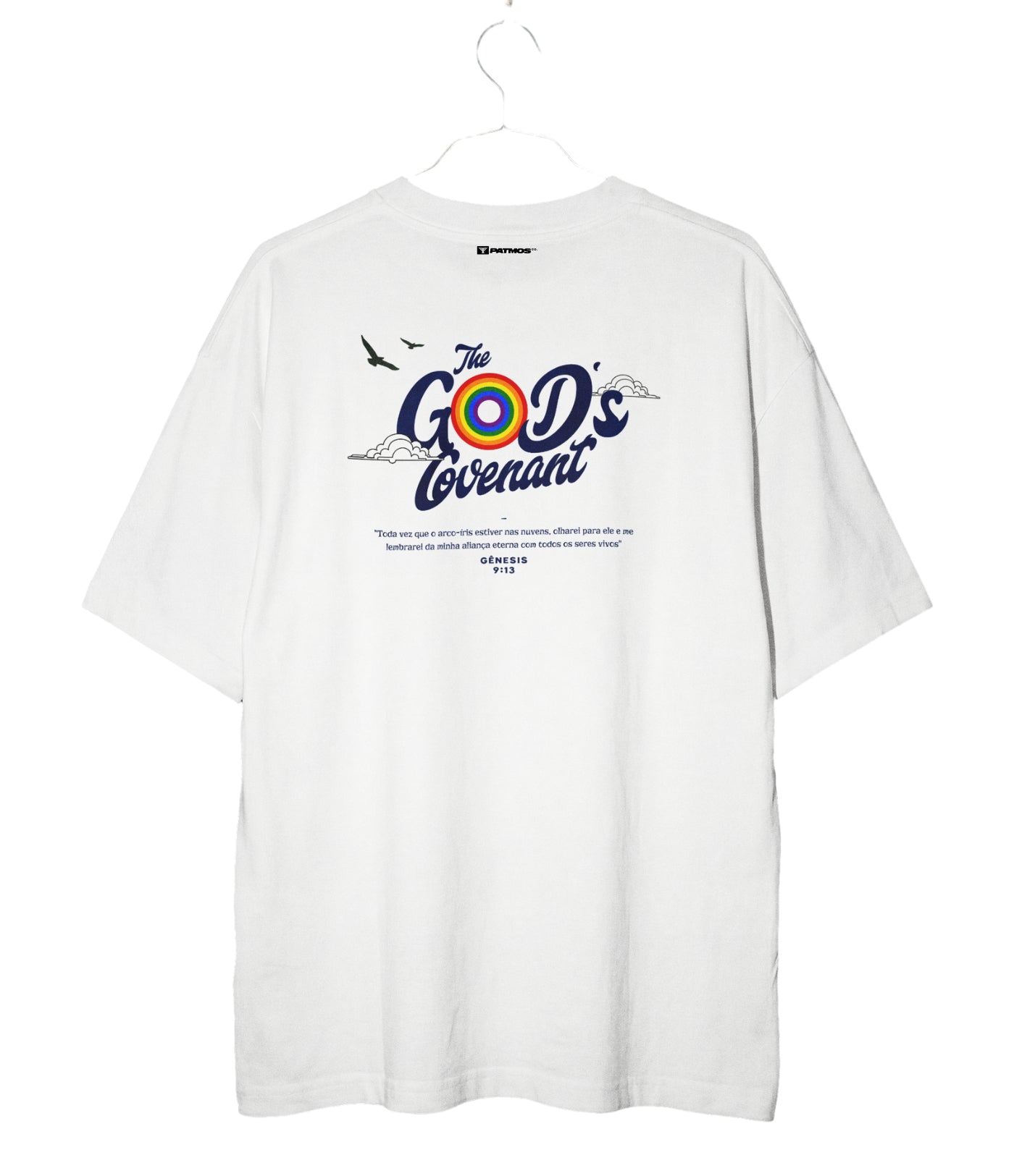 Camiseta Oversized Pesada God's Covenant Patmos Co.