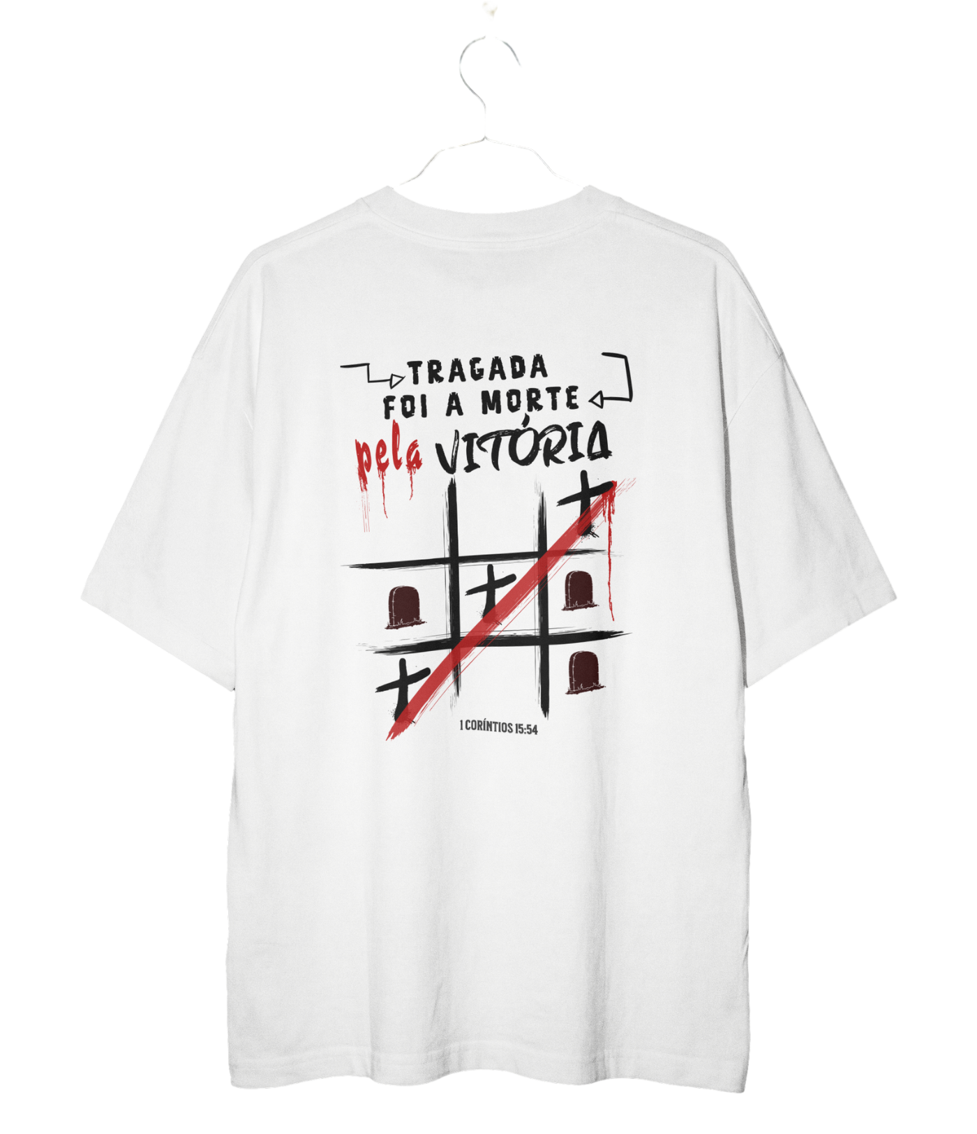 Camiseta Oversized Pesada Tragada Foi a Morte Patmos Co.