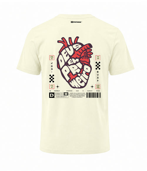 Camiseta Deus em Primeiro Patmos Co.
