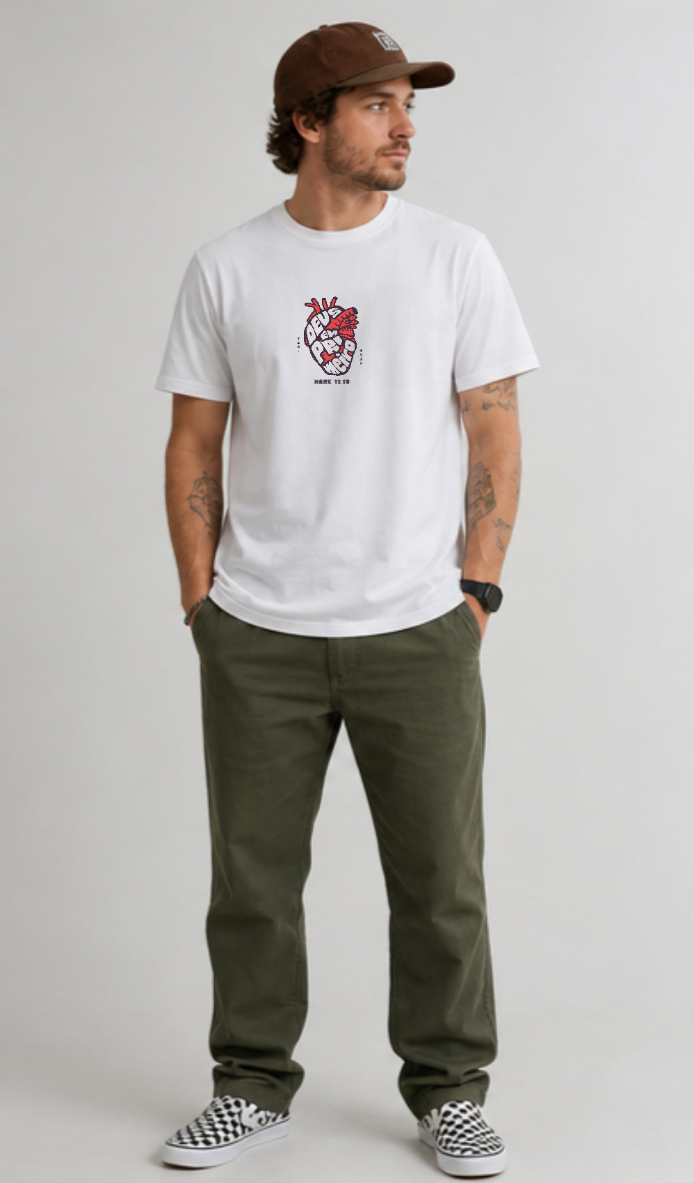 Camiseta Deus em Primeiro Patmos Co.
