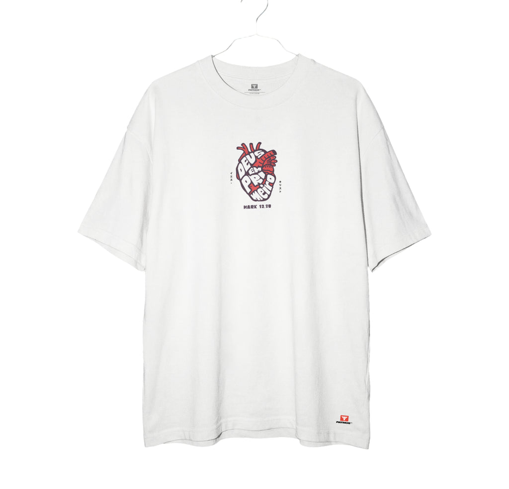 Camiseta Oversized God First Patmos Co. - 100% Algodão Premium 240g