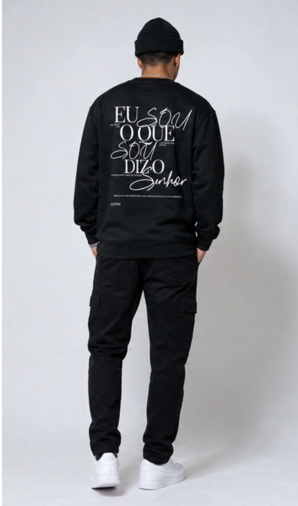 Moletom Sweatshirt Eu Sou o Que Sou Patmos Co.
