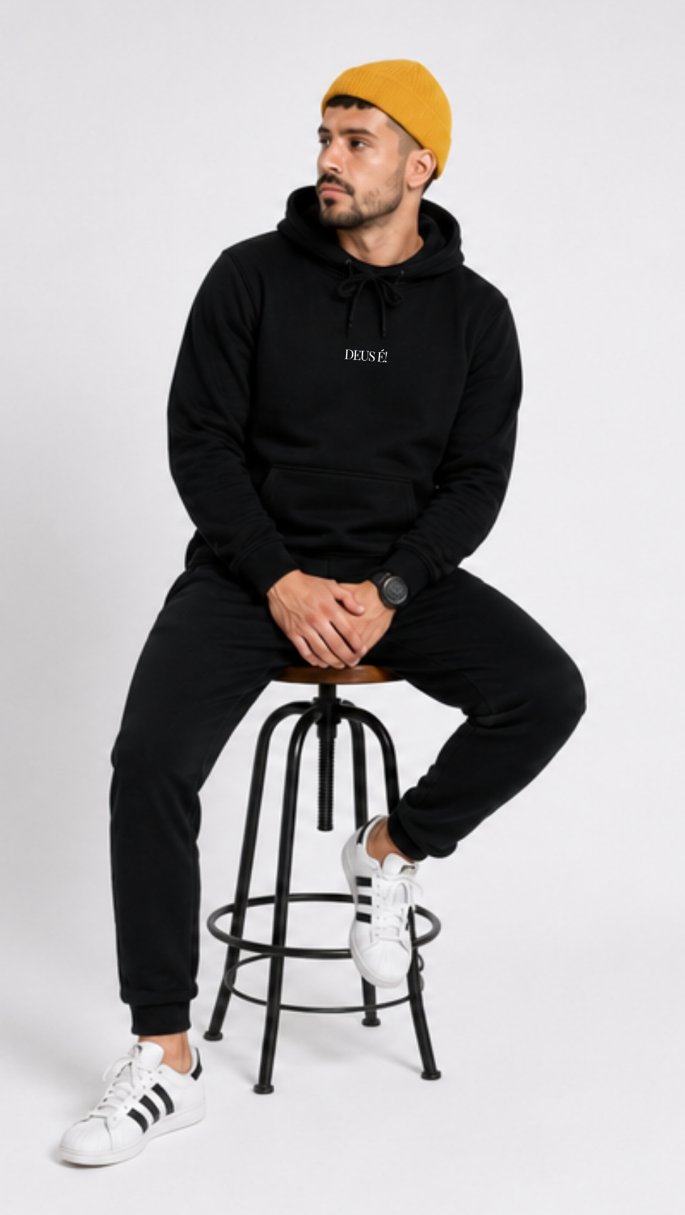 Moletom Hoodie Eu Sou Patmos Co.