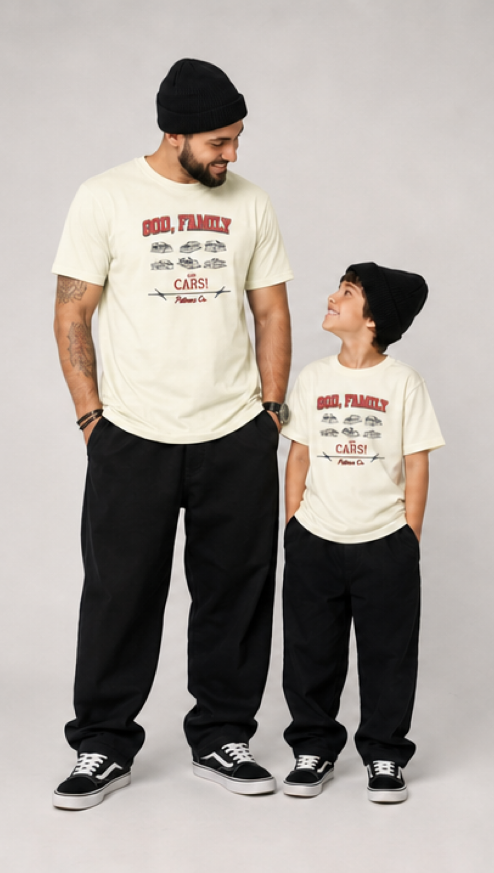 Camiseta God, Family and Cars. Patmos Co.
