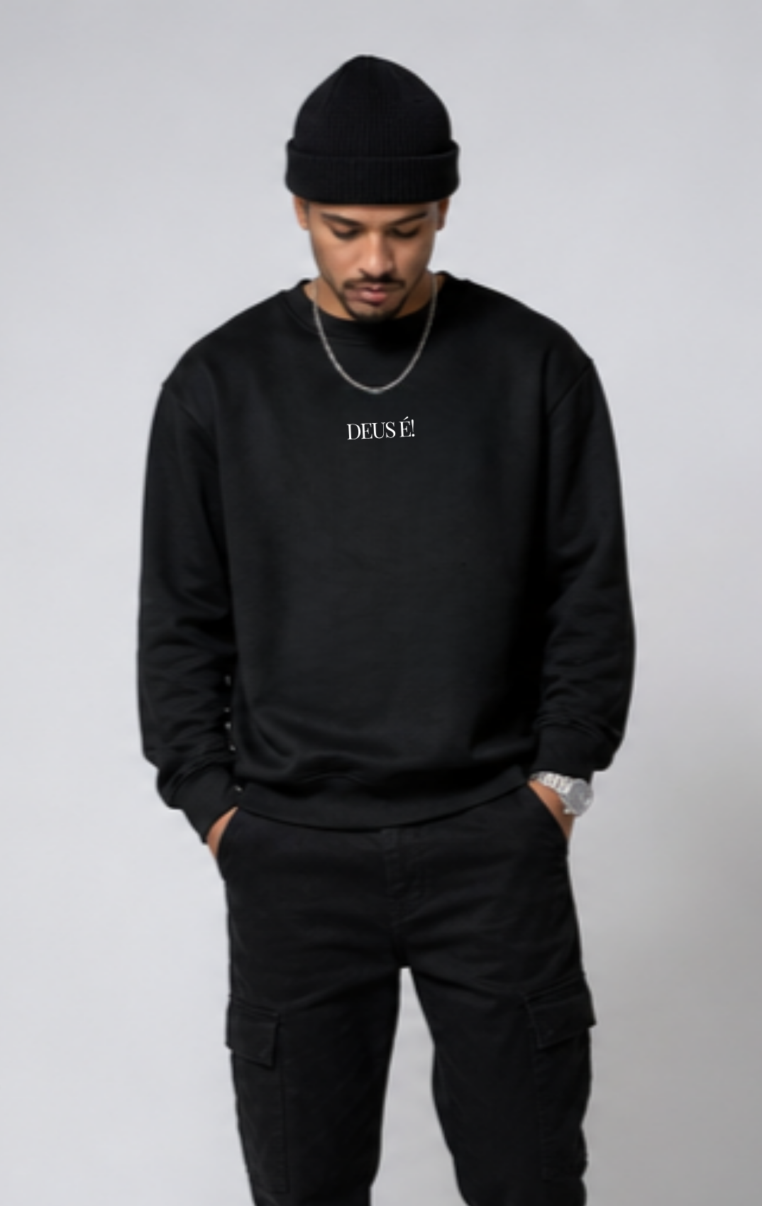Moletom Sweatshirt Eu Sou o Que Sou Patmos Co.
