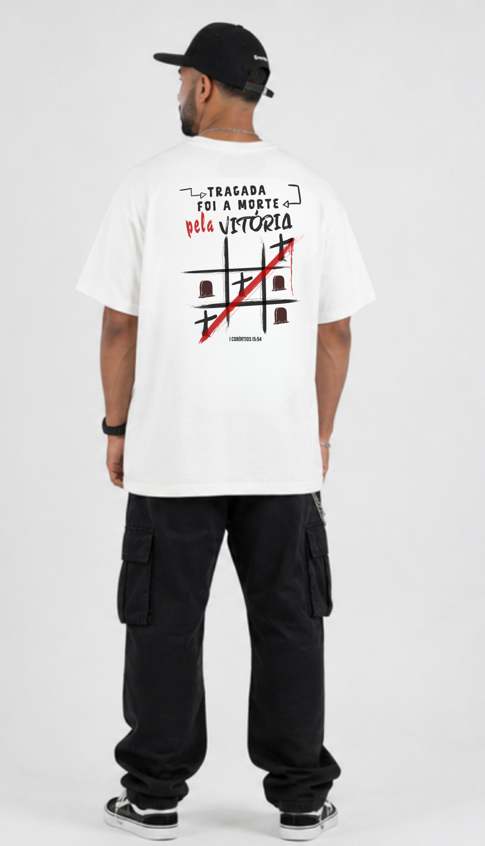 Camiseta Oversized Pesada Tragada Foi a Morte Patmos Co.