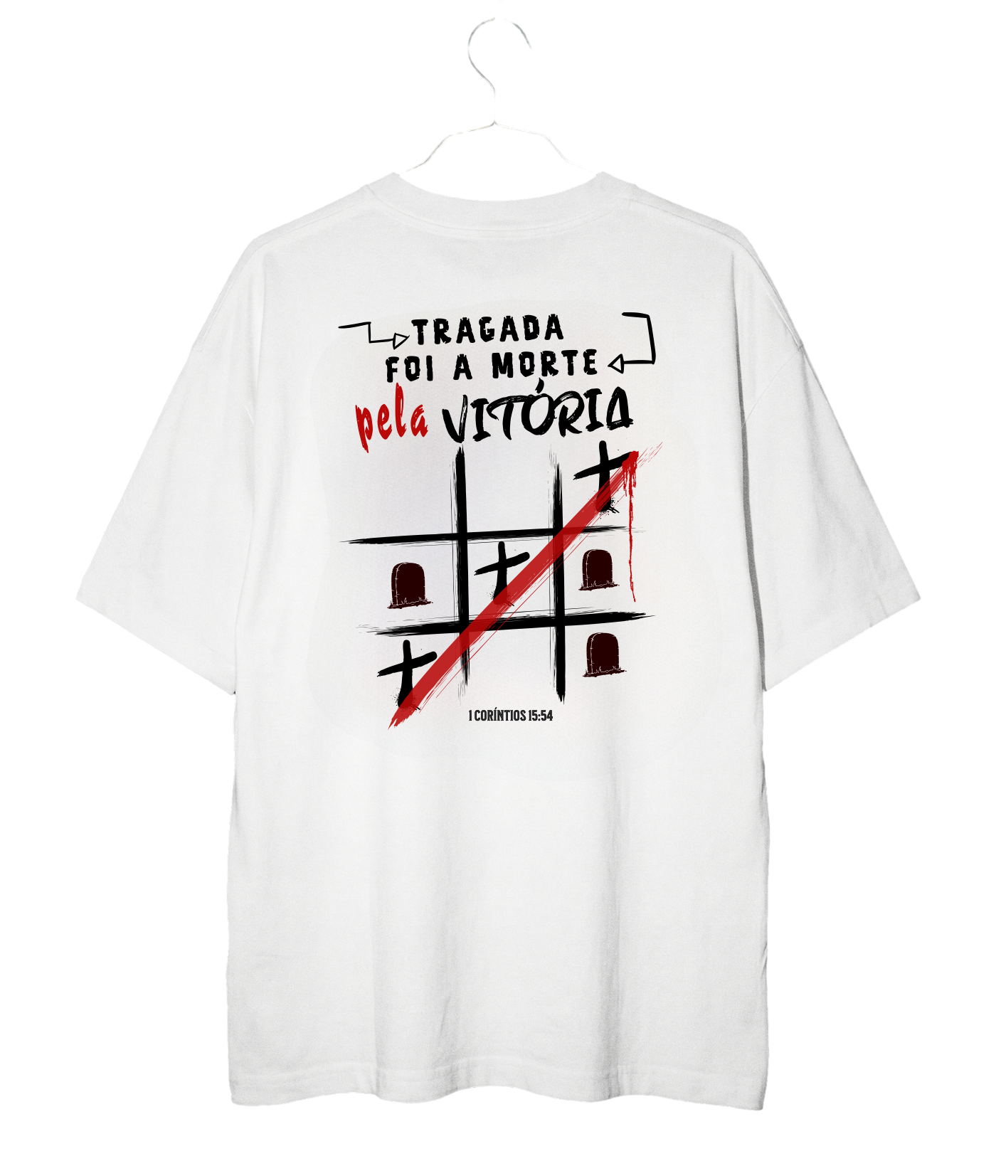 Camiseta Oversized Pesada Tragada Foi a Morte Patmos Co.