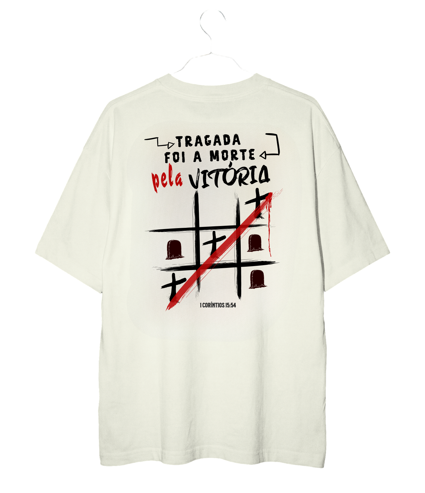 Camiseta Oversized Pesada Tragada Foi a Morte Patmos Co.