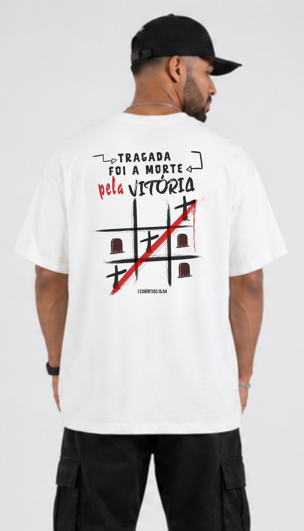 Camiseta Oversized Pesada Tragada Foi a Morte Patmos Co.