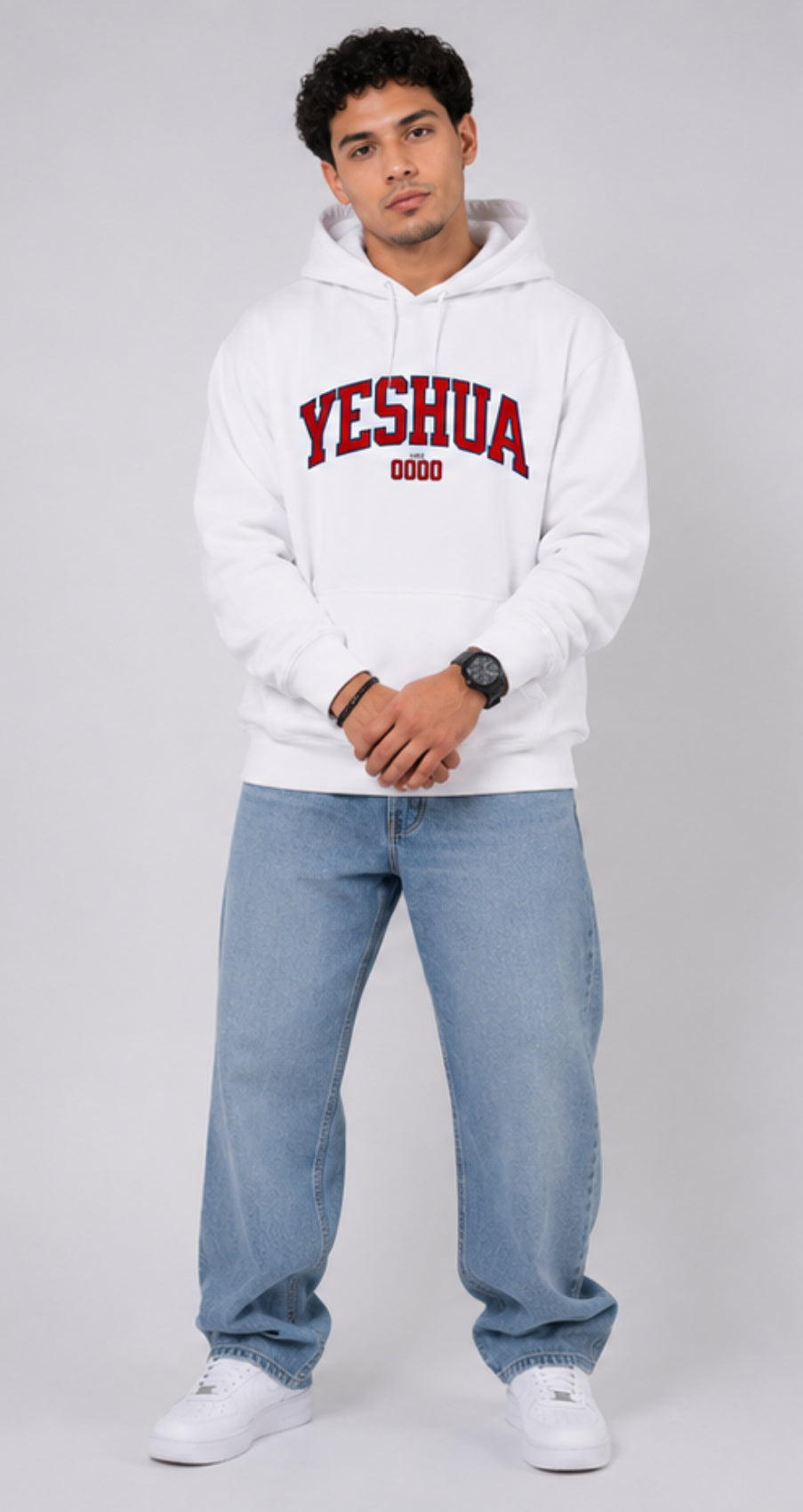 Moletom Hoodie Yeshua Patmos Co. Vermelho