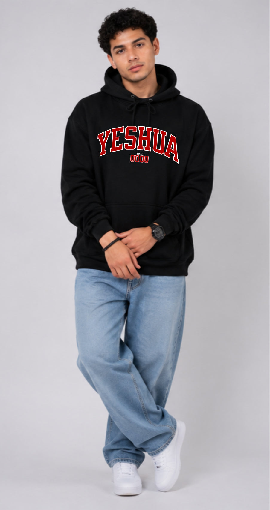 Moletom Hoodie Yeshua Patmos Co. Vermelho