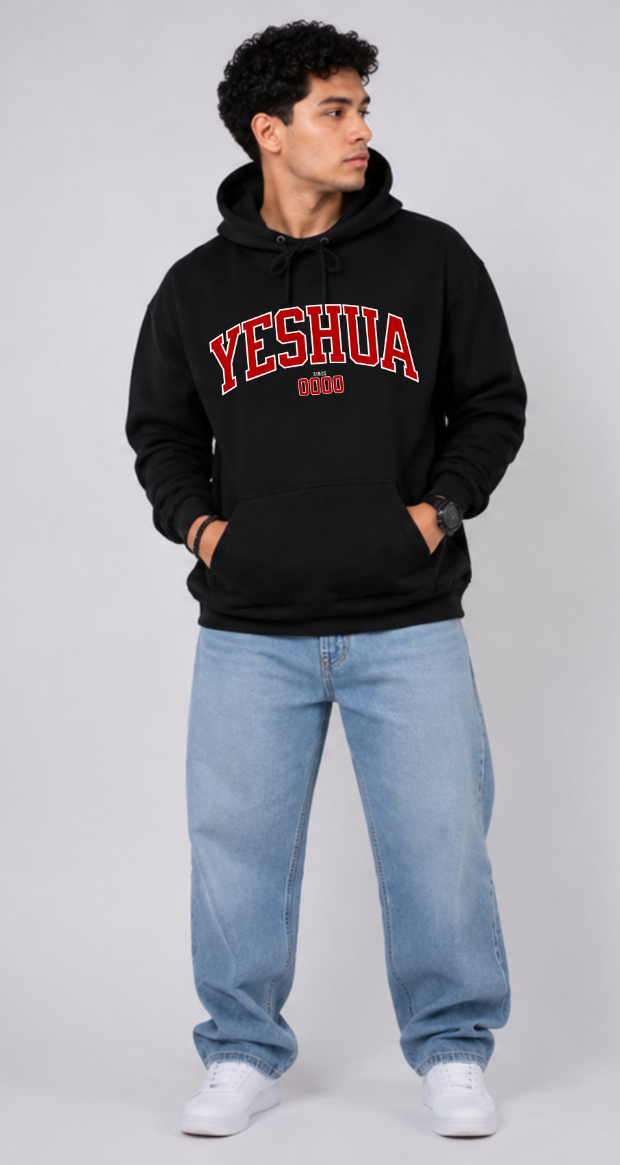 Moletom Hoodie Yeshua Patmos Co. Vermelho