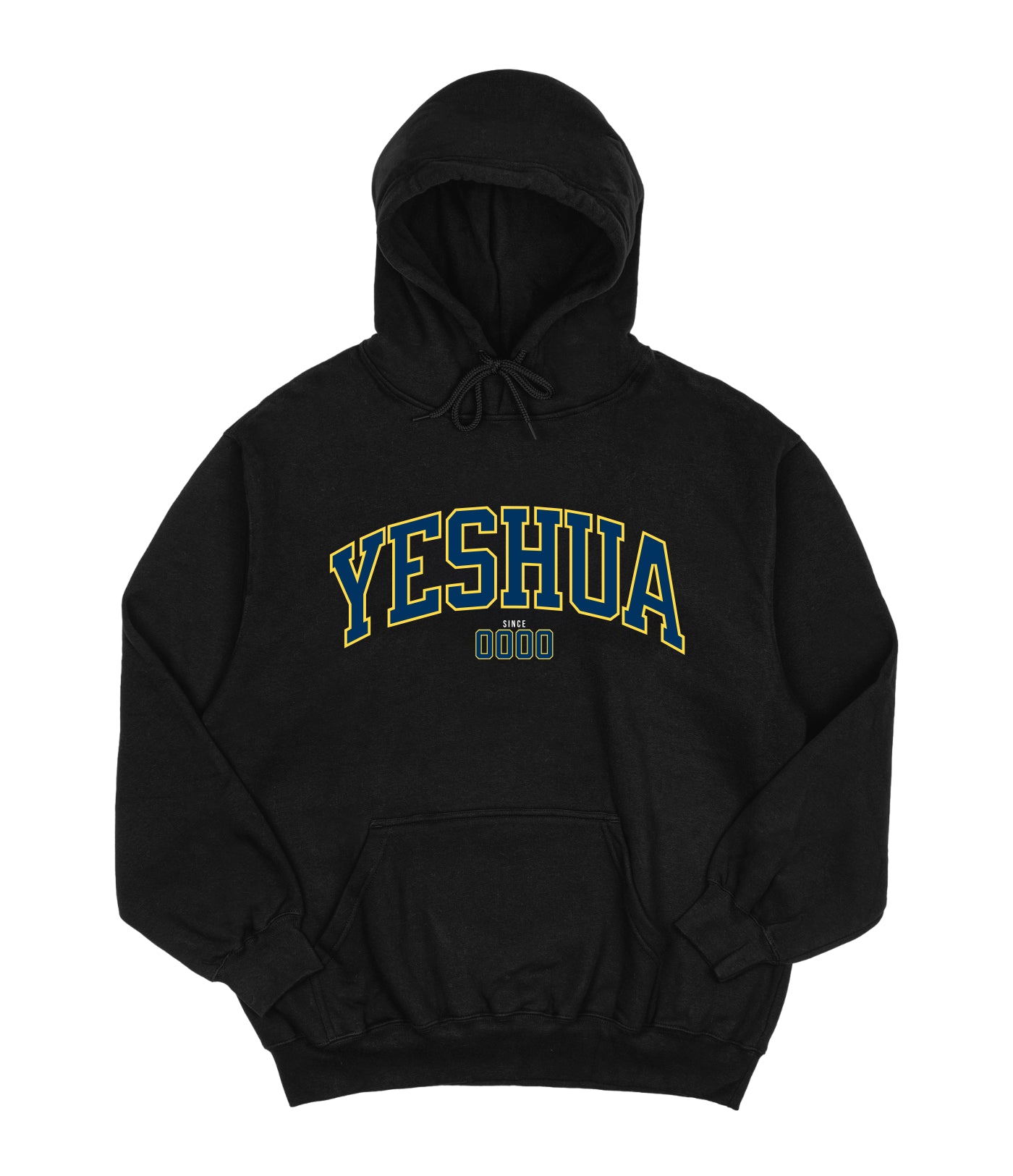 Moletom Hoodie Yeshua Patmos Co. Azul e Amarelo