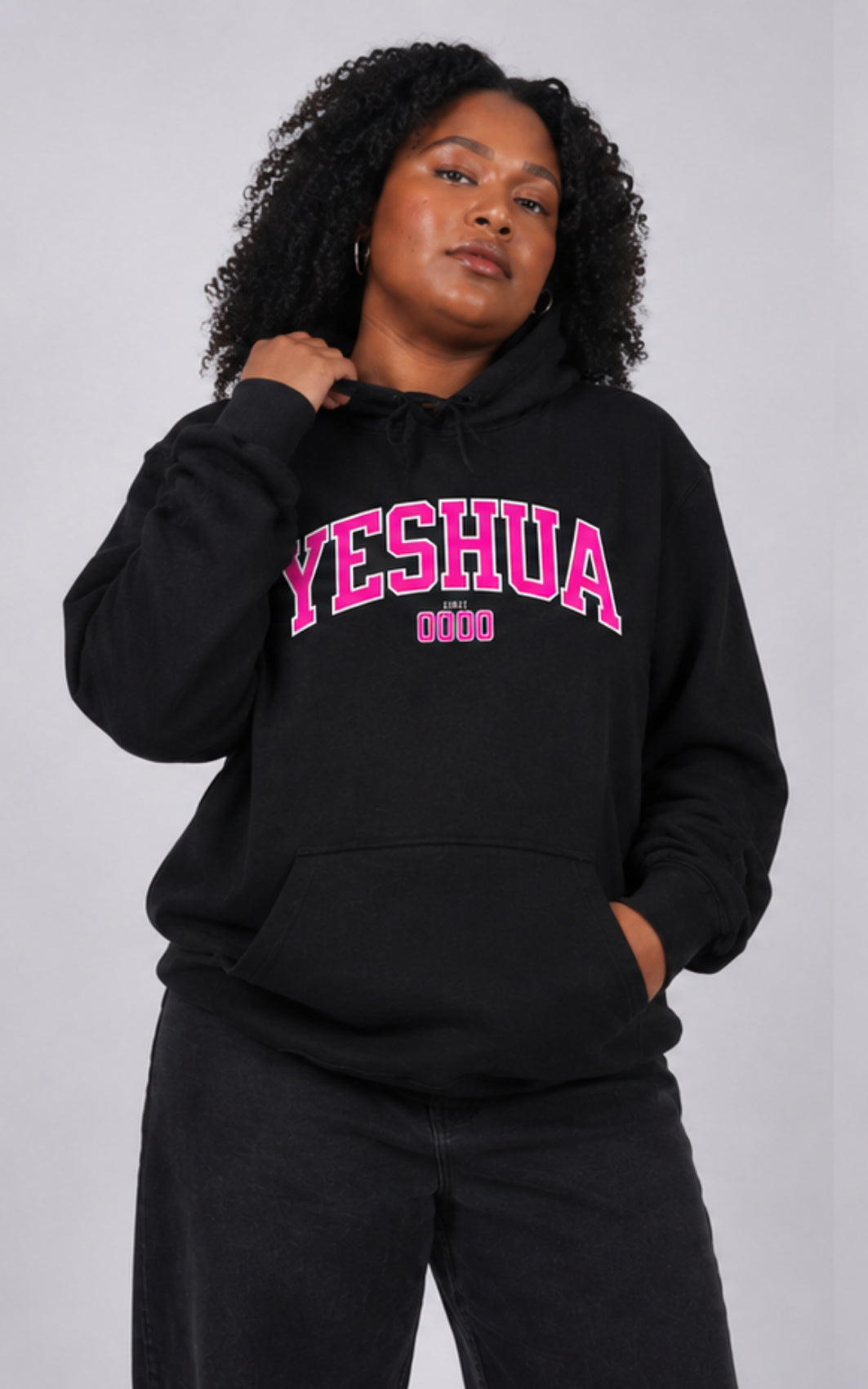 Moletom Hoodie Yeshua Patmos Co. Rosa