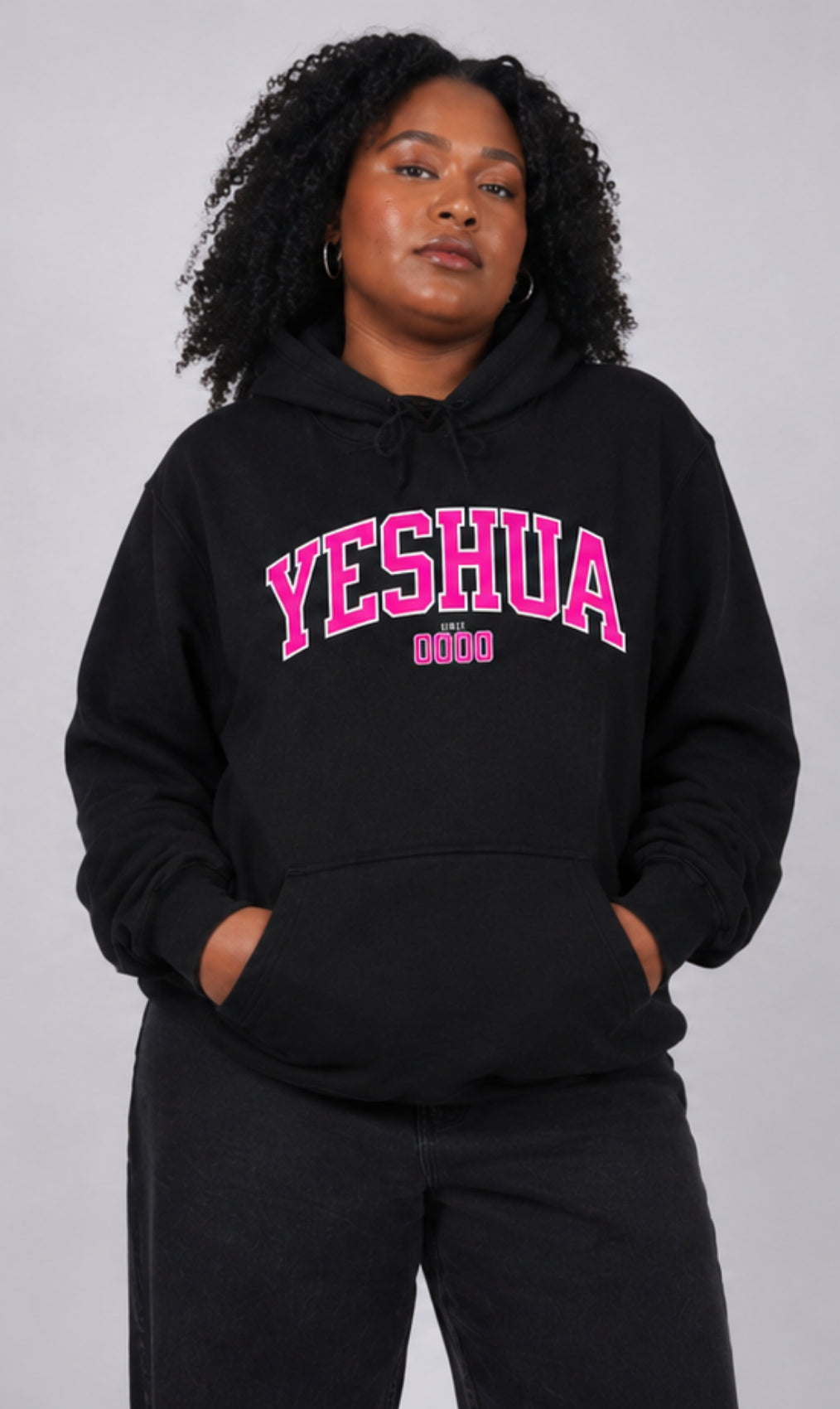 Moletom Hoodie Yeshua Patmos Co. Rosa
