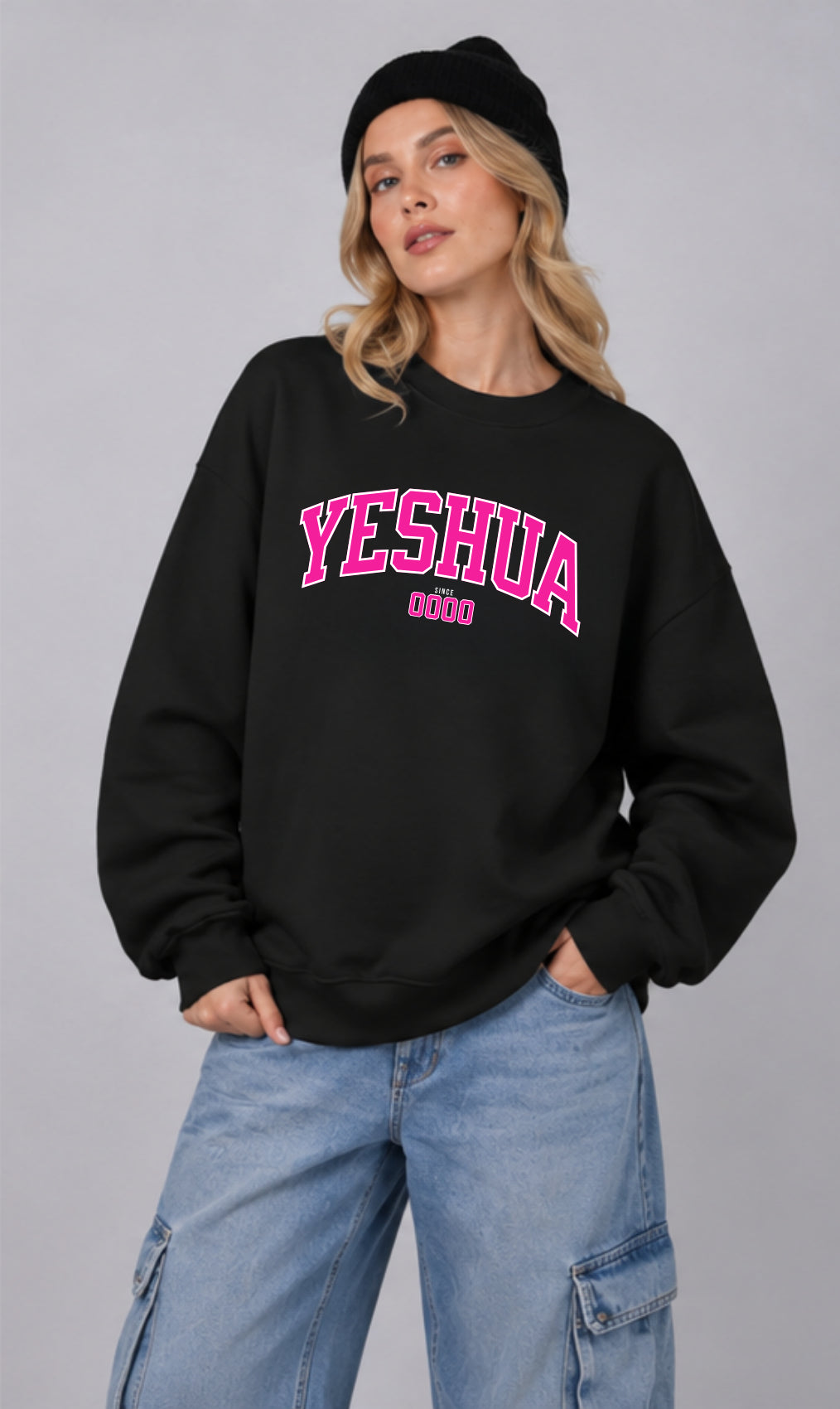Moletom Sweatshirt Yeshua Patmos Co. Rosa
