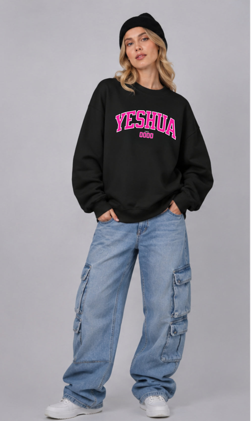 Moletom Sweatshirt Yeshua Patmos Co. Rosa