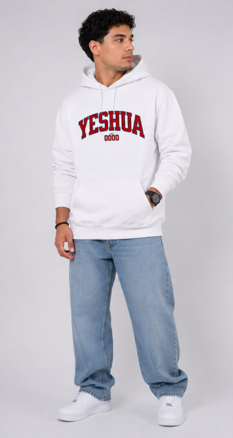 Moletom Hoodie Yeshua Patmos Co. Vermelho